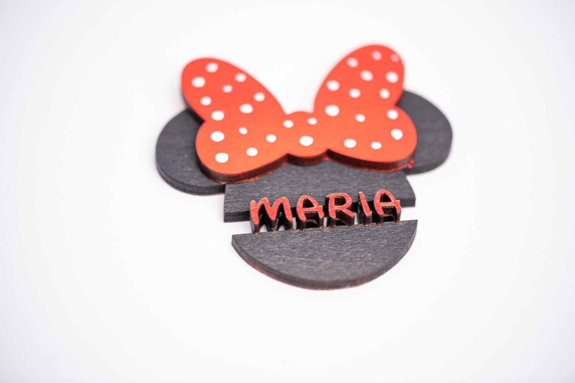 Decoratie pentru camera Minnie cu numele copilului - Cadouri Originale