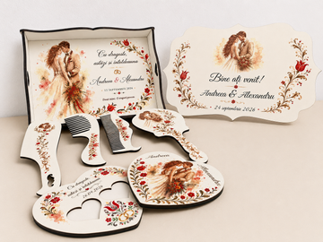 Set accesorii personalizate pentru miri 