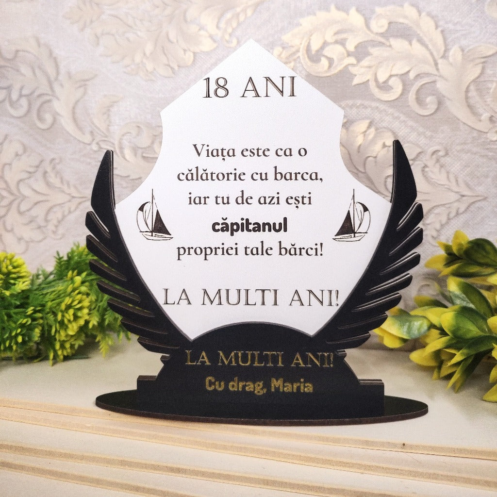 Cadou 18 ani - placheta mdf - Cadouri Originale