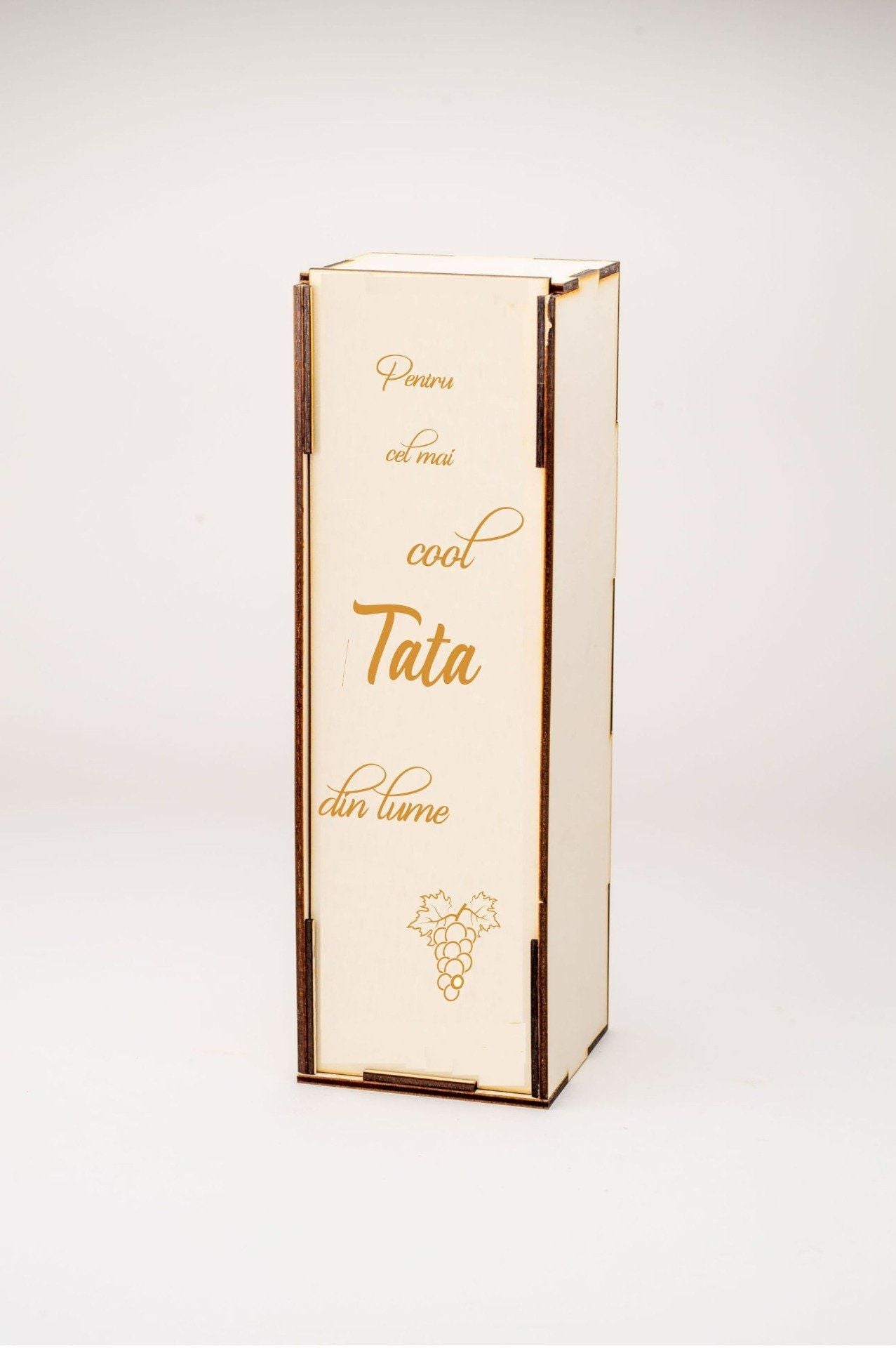Cutie pentru sticla de vin pentru Tata - Cadouri Originale
