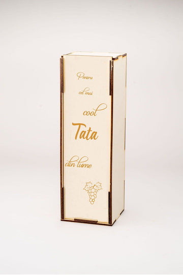 Cutie pentru sticla de vin pentru Tata - Cadouri Originale
