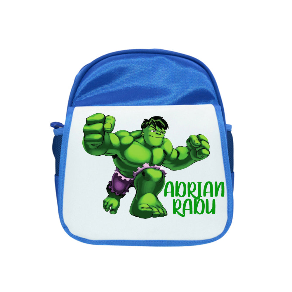 Ghiozdan personalizat cu nume - Hulk - Cadouri Originale